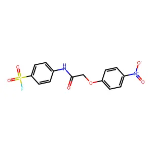 4-[[2-(4-Nitrophenoxy)acetyl]amino]benzenesulfonyl fluoride structure