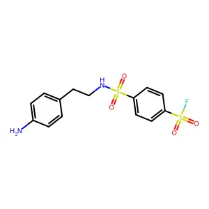 4-{[2-(4-Aminophenyl)ethyl]sulfamoyl}benzenesulfonyl fluoride structure