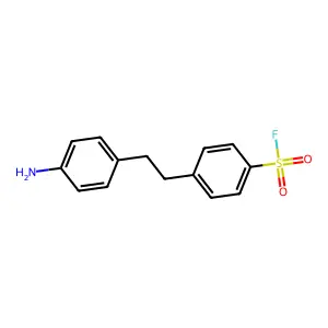 4-[2-(4-氨基苯基)乙基]苯磺酰氟 structure