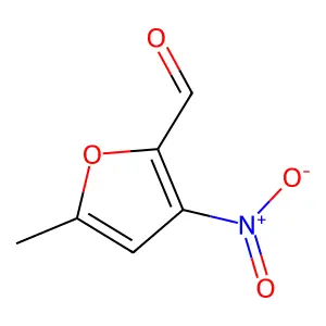 5-Methyl-3-nitro-2-furaldehyde structure