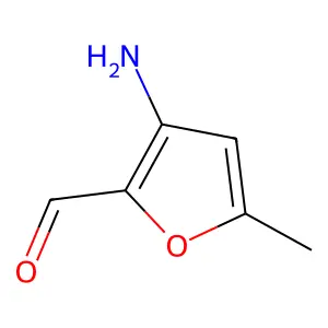 3-Amino-5-methylfuran-2-carbaldehyde structure