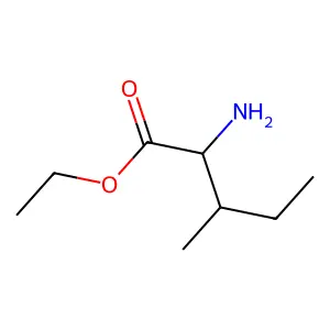 Ethyl 2-amino-3-methylpentanoate structure