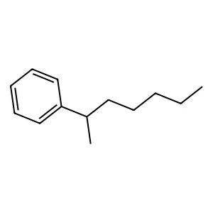 Benzene, (1-methylhexyl)- structure