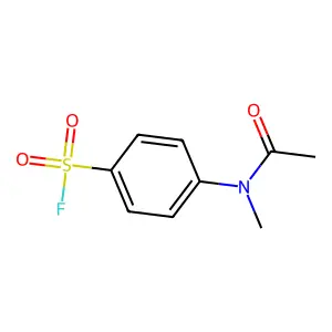 4-[Acetyl(methyl)amino]benzene-1-sulfonyl fluoride structure
