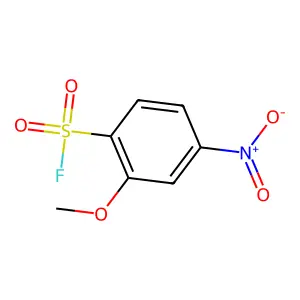 2-甲氧基-4-硝基苯磺酰氟 structure