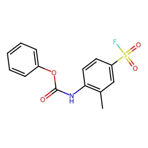Phenyl [4-(fluorosulfonyl)-2-methylphenyl]carbamate structure
