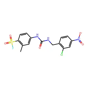 4-[(2-chloro-4-nitrophenyl)methylcarbamoylamino]-2-methylben structure