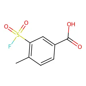 3-(Fluorosulfonyl)-4-methylbenzoic acid structure