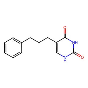 5-(3-phenylpropyl)-1H-pyrimidine-2,4-dione structure