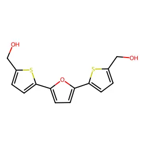 2,5-Bis(5-hydroxymethyl-2-thienyl)furan structure