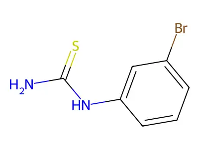 (3-Bromophenyl)thiourea structure