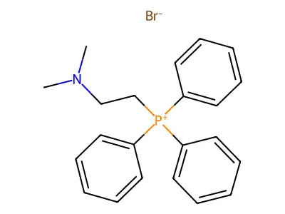 (2-(Dimethylamino)ethyl)triphenylphosphonium bromide structure