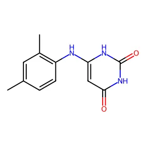 6-(2,4-dimethylanilino)-2,4(1H,3H)-pyrimidinedione structure