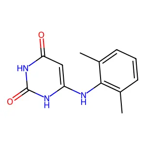 6-(2,6-dimethylanilino)-1H-pyrimidine-2,4-dione structure