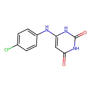 6-(4-Chloro-phenylamino)-1H-pyrimidine-2,4-dione structure