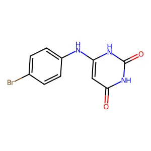 6-(4-Bromo-phenylamino)-1H-pyrimidine-2,4-dione structure