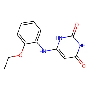 6-(2-ethoxyanilino)-1H-pyrimidine-2,4-dione structure