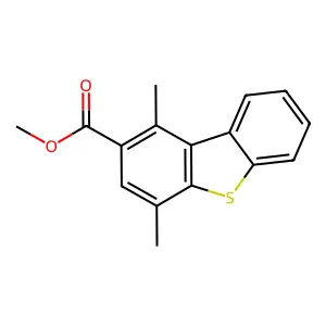 Methyl 1,4-dimethyldibenzo[b,d]thiophene-2-carboxylate structure
