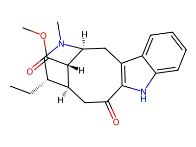 Tabernaemontanin structure