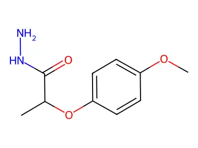 2-(4-Methoxyphenoxy)propanohydrazide structure