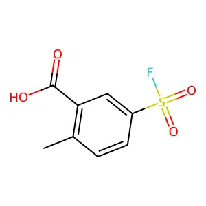 5-(Fluorosulfonyl)-2-methylbenzoic acid structure