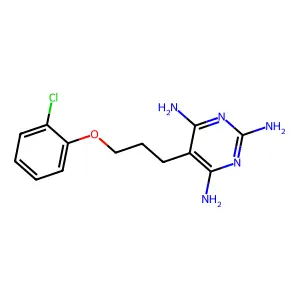 5-[3-(2-Chlorophenoxy)propyl]pyrimidine-2,4,6-triamine structure