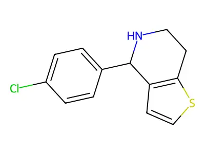 4-(4-Chlorophenyl)-4,5,6,7-tetrahydrothieno[3,2-c]pyridine structure