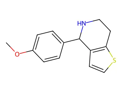4-(4-Methoxyphenyl)-4,5,6,7-tetrahydrothieno[3,2-c]pyridine structure