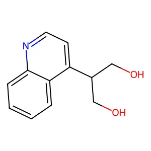 2-Quinolin-4-ylpropane-1,3-diol structure