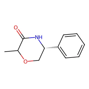 2-Methyl-5-phenylmorpholin-3-one structure