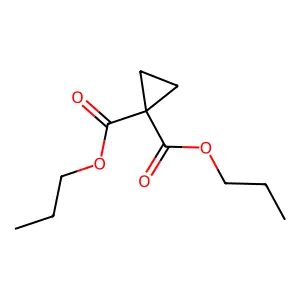 Dipropyl cyclopropane-1,1-dicarboxylate structure