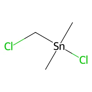 Chloro(chloromethyl)dimethylstannane structure