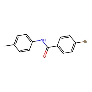 4-bromo-N-(4-methylphenyl)benzamide structure