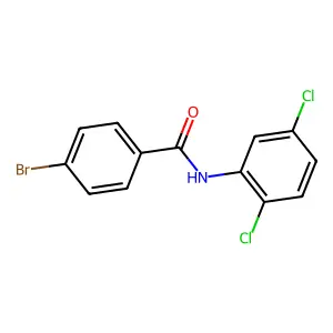 4-溴-N-(2,5-二氯苯基)苯甲酰胺 structure
