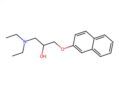 1-(Diethylamino)-3-(naphthalen-2-yloxy)propan-2-ol structure