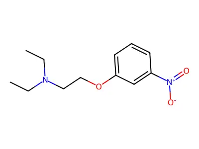 N,N-diethyl-2-(3-nitrophenoxy)ethanamine structure