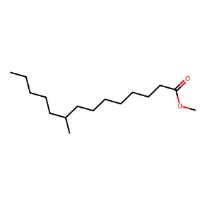 Methyl 9-methyltetradecanoate structure
