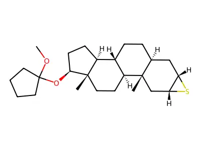 美匹司坦 structure