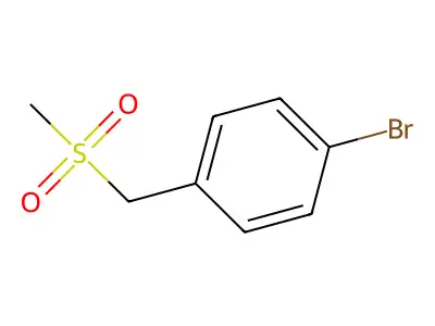 1-Bromo-4-((methylsulfonyl)methyl)benzene structure