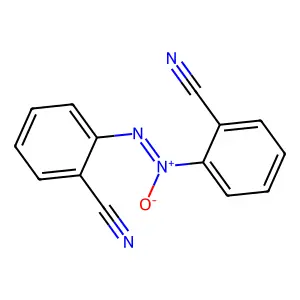 (2-Cyanophenyl)-(2-cyanophenyl)imino-oxidoazanium structure