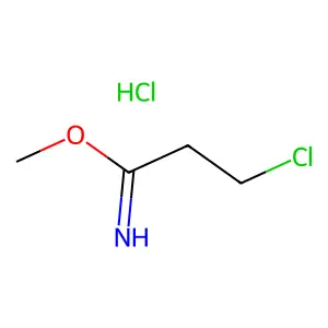 Methyl 3-chloropropanimidate hydrochloride structure