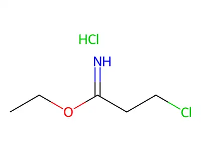 Ethyl 3-chloropropanimidate structure