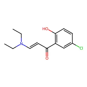 1-(5-Chloro-2-hydroxyphenyl)-3-(diethylamino)prop-2-en-1-one structure