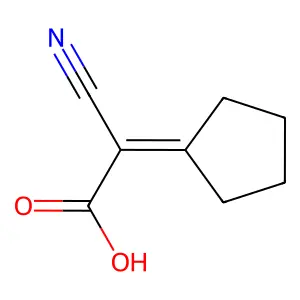 2-氰基-2-环戊亚基乙酸 structure