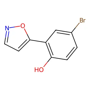4-Bromo-2-(5-isoxazolyl)phenol structure