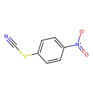 Thiocyanic acid, 4-nitrophenyl ester structure