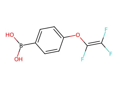 4-(Trifluorovinyloxyphenyl)boronic acid structure