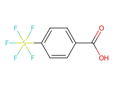4-(Pentafluoro-lambda6-sulfanyl)benzoic acid structure
