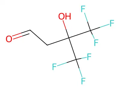 4,4,4-Trifluoro-3-hydroxy-3-(trifluoromethyl)butanal structure