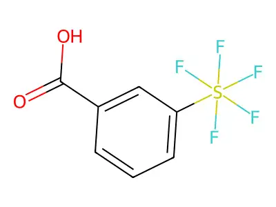 3-(Pentafluorosulfanyl)benzoic acid structure